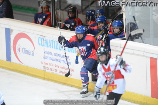 2014-10-26 Ambrosiana-Hockey Milano Rossoblu U12 0356 Michelangelo Romano